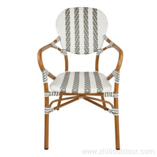 outdoor vintage hotel cafe restaurant metal dining chair
